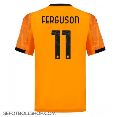 Billiga AS Roma Evan Ferguson #11 Borta fotbollskläder 2025-26 Kortärmad Billiga AS Roma Evan Ferguson #11 Borta fotbollskläder 2025-26 Kortärmad
